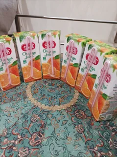 آبمیوه پرتقالی پک ۶ عددی