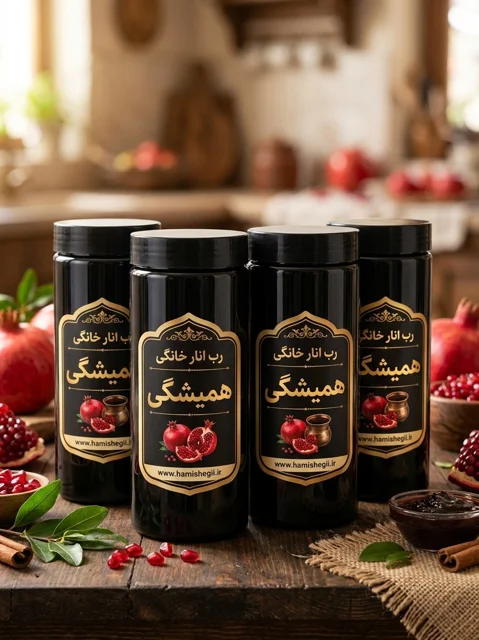 رب انار خانگی یک کیلویی برند « همیشگی »